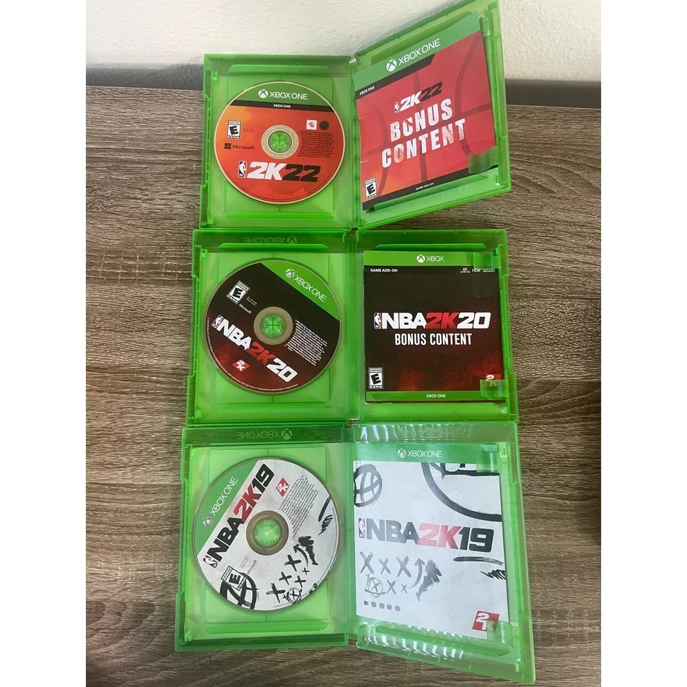 NBA 2K19 2K20 2K22 Xbox One Game Lot 2K Sports Basketball‎ Giannis Davis Luka
